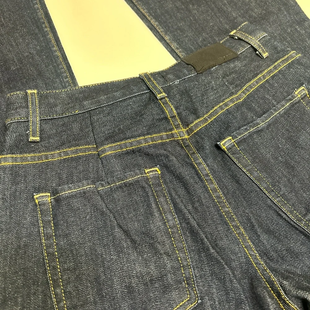 Women’s Theory Patch Pocket Flared Denim Jeans Dark Wash Indigo - Sz 29 NWOT